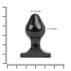 All Black - Buttplug 16 X 8 Cm - Zwart -Cock & Ball Toys winkel All Black Buttplug 16 x 8 cm zwart 6