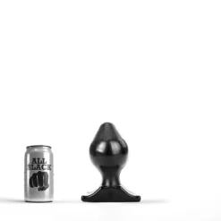 All Black - Buttplug 17 X 9 Cm - Zwart