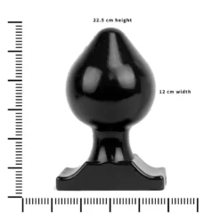All Black - Buttplug 22,5 X 12 Cm - Zwart -Cock & Ball Toys winkel All Black Buttplug 225 x 12 cm zwart 6