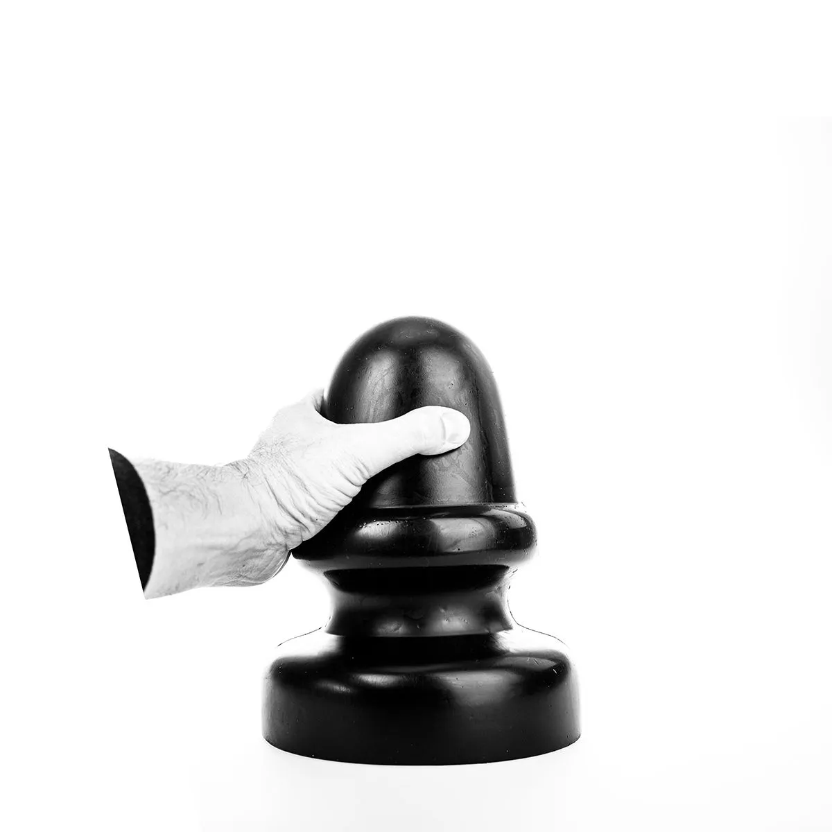 All Black - Buttplug Met Stimulerende Ribbel 23 X 13.5 Cm - Zwart 2 All Black - Buttplug Met Stimulerende Ribbel 23 X 13.5 Cm - Zwart - Afbeelding 2