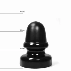 All Black - Buttplug Met Stimulerende Ribbel 23 X 13.5 Cm - Zwart 7 All Black - Buttplug Met Stimulerende Ribbel 23 X 13.5 Cm - Zwart -Cock & Ball Toys winkel All Black Buttplug met stimulerende ribbel 23 x 13 5 cm zwart 4