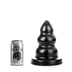 All Black - Triple Pleasure Buttplug - Zwart