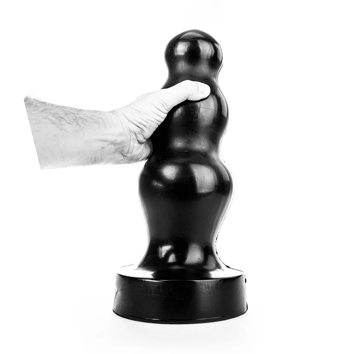 All Black - XXL Buttplug Met Bolletjes 38 X 11.5 Cm - Zwart 2 All Black - XXL Buttplug Met Bolletjes 38 X 11.5 Cm - Zwart - Afbeelding 2
