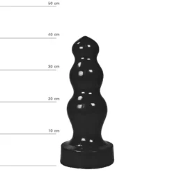 All Black - XXL Buttplug Met Bolletjes 38 X 11.5 Cm - Zwart 6 All Black - XXL Buttplug Met Bolletjes 38 X 11.5 Cm - Zwart -Cock & Ball Toys winkel All Black XXL Buttplug met bolletjes 38 x 11 5 cm zwart 3