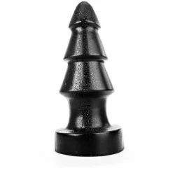 All Black - XXL Buttplug Met Ribbels 40 Cm - Zwart -Cock & Ball Toys winkel All Black XXL Buttplug met ribbels 40 cm zwart 3