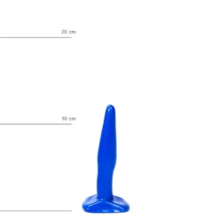 All Black All Blue - Buttplug 12 X 2,5 Cm - Blauw -Cock & Ball Toys winkel All Blue Buttplug 12 x 25 cm blauw 6