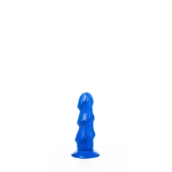 All Black All Blue - Buttplug 17 X 5 Cm - Blauw -Cock & Ball Toys winkel All Blue Buttplug 17 x 5 cm blauw 3
