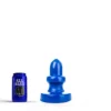 All Black All Blue - Buttplug 17 X 8 Cm - Blauw