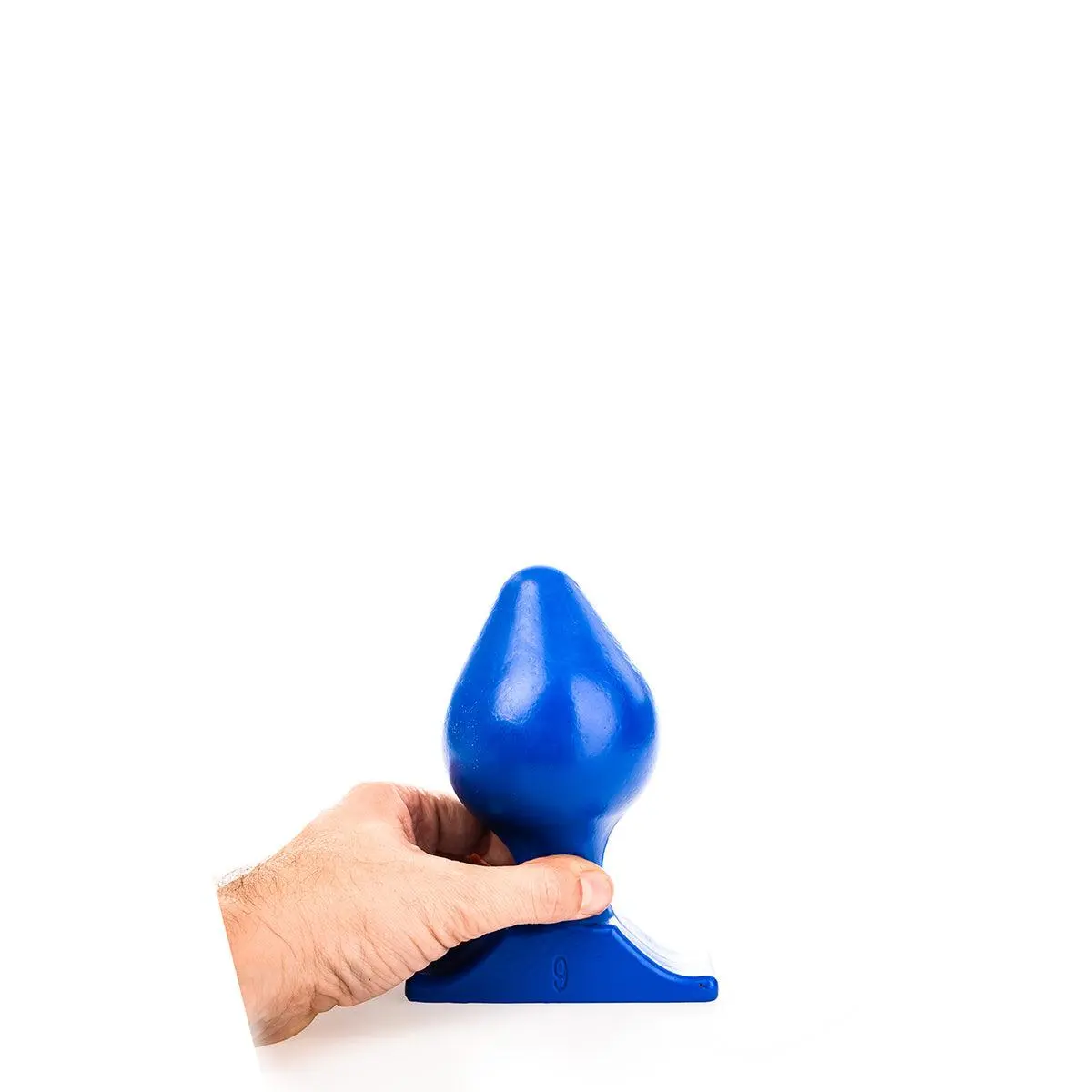 All Black All Blue - Buttplug 17 X 9 Cm - Blauw 2 All Black All Blue - Buttplug 17 X 9 Cm - Blauw - Afbeelding 2
