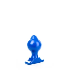 All Black All Blue - Buttplug 18 X 10 Cm - Blauw -Cock & Ball Toys winkel All Blue Buttplug 18 x 10 cm blauw 3