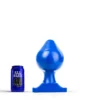 All Black All Blue - Buttplug 22,5 X 12 Cm - Blauw