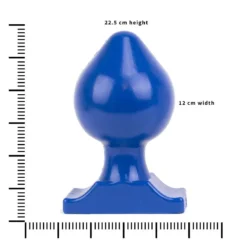All Black All Blue - Buttplug 22,5 X 12 Cm - Blauw 13 All Black All Blue - Buttplug 22,5 X 12 Cm - Blauw -Cock & Ball Toys winkel All Blue Buttplug 225 x 12 cm blauw 7