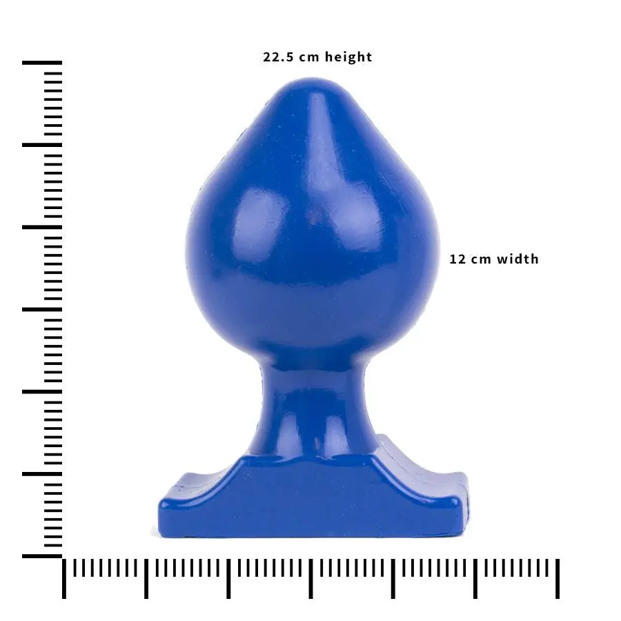 All Black All Blue - Buttplug 22,5 X 12 Cm - Blauw 7 All Black All Blue - Buttplug 22,5 X 12 Cm - Blauw - Afbeelding 7