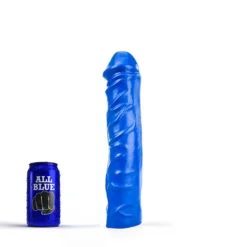 All Black All Blue - Dildo 31 X 6,5 Cm - Blauw