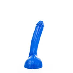 All Black All Blue - Dildo 32 X 5,5 Cm - Blauw -Cock & Ball Toys winkel All Blue Dildo 32 x 55 cm blauw 4
