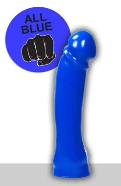 All Black All Blue - Dildo 33 X 7 Cm - Blauw -Cock & Ball Toys winkel All Blue Dildo 33 x 7 cm blauw 6