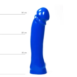 All Black All Blue - Dildo 33 X 7 Cm - Blauw -Cock & Ball Toys winkel All Blue Dildo 33 x 7 cm blauw 7