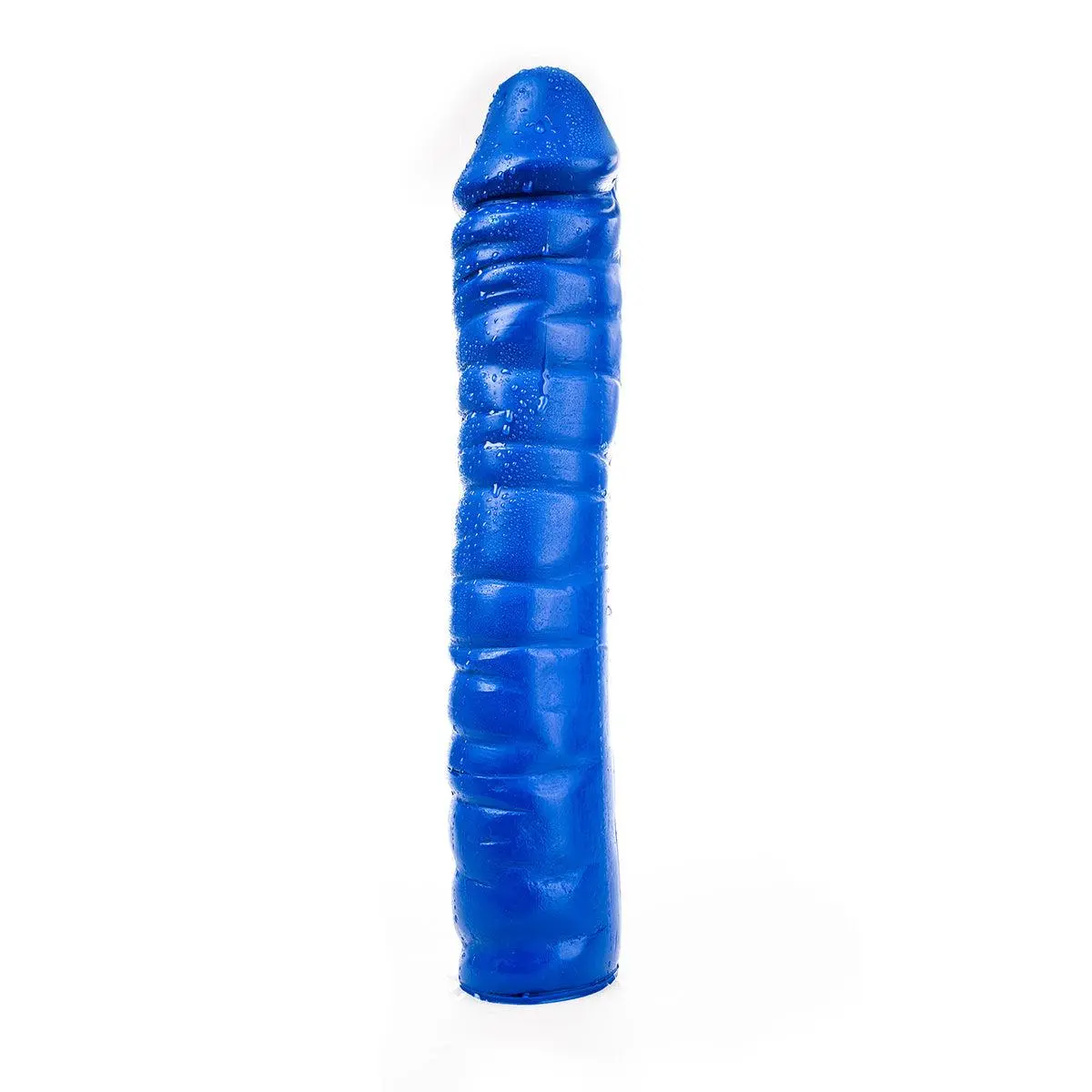 All Black All Blue - Dildo 38 X 8,5 Cm - Blauw 5 All Black All Blue - Dildo 38 X 8,5 Cm - Blauw - Afbeelding 5