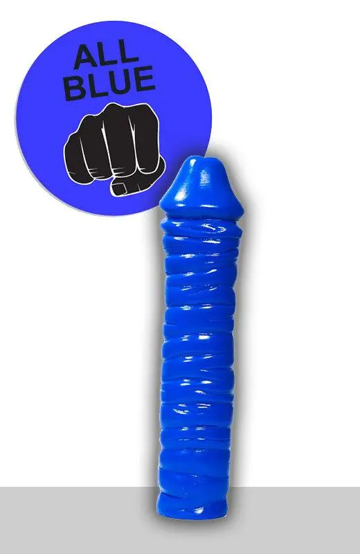 All Black All Blue - Dildo 38 X 8,5 Cm - Blauw 6 All Black All Blue - Dildo 38 X 8,5 Cm - Blauw - Afbeelding 6