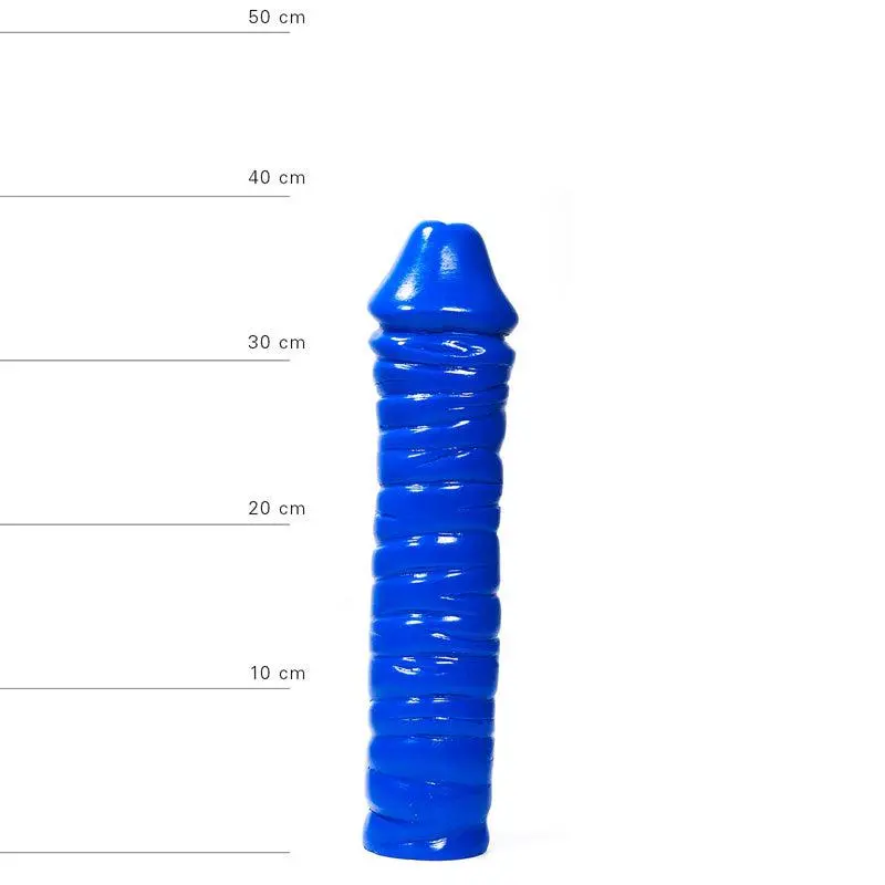 All Black All Blue - Dildo 38 X 8,5 Cm - Blauw 7 All Black All Blue - Dildo 38 X 8,5 Cm - Blauw - Afbeelding 7