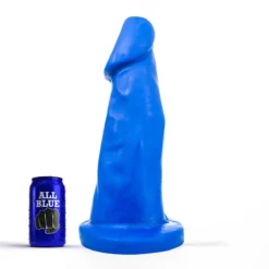 All Black All Blue - Dildo 39 X 8,5 Cm - Blauw