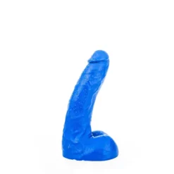 All Black All Blue - Klassieke Dildo 25,5 X 4,1 Cm - Blauw -Cock & Ball Toys winkel All Blue Klassieke Dildo 255 x 41 cm blauw 5