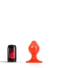 All Black All Red - Butt Plug 17 X 9 Cm - Rood
