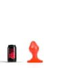 All Black All Red - Buttplug 16 X 8 Cm - Rood