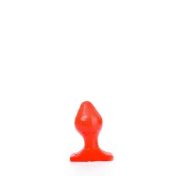 All Black All Red - Buttplug 16 X 8 Cm - Rood -Cock & Ball Toys winkel All Red Buttplug 16 x 8 cm rood 4