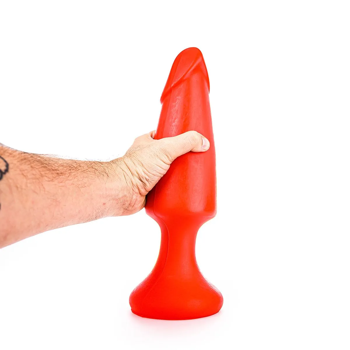 All Black All Red - Buttplug 35 X 9,5 Cm - Rood 2 All Black All Red - Buttplug 35 X 9,5 Cm - Rood - Afbeelding 2