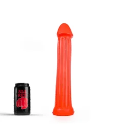 All Black All Red - Dildo 31 X 5,5 Cm - Rood