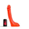 All Black All Red - Dildo 32 X 5,5 Cm - Rood
