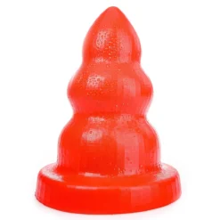All Black All Red - Triple Pleasure Buttplug - Rood -Cock & Ball Toys winkel All Red Triple Pleasure Buttplug rood 4