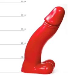 All Black All Red - XXL Dildo 45 X 9 Cm - Rood -Cock & Ball Toys winkel All Red XXL Dildo 45 x 9 cm rood 6