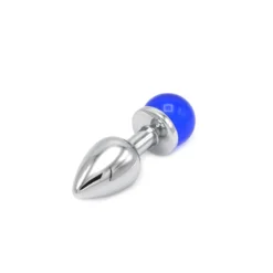 Kiotos Steel Aluminium Buttplug Met Glinsterende Ronde Siersteen - Blauw 12 Kiotos Steel Aluminium Buttplug Met Glinsterende Ronde Siersteen - Blauw -Cock & Ball Toys winkel Aluminium Buttplug met Glinsterende Ronde Siersteen blauw 5