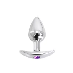 Kiotos Steel Aluminium Buttplug Met Handvat En Sierkristal - Paars 8 Kiotos Steel Aluminium Buttplug Met Handvat En Sierkristal - Paars -Cock & Ball Toys winkel Aluminium buttplug met handvat en sierkristal paars 3