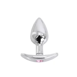 Kiotos Steel Aluminium Buttplug Met Handvat En Sierkristal - Roze 8 Kiotos Steel Aluminium Buttplug Met Handvat En Sierkristal - Roze -Cock & Ball Toys winkel Aluminium buttplug met handvat en sierkristal roze 3