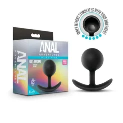 Anal Adventures - Platinum Vibra Siliconen Anaal Plug -Cock & Ball Toys winkel Anal Adventures Platinum Vibra Siliconen Anaal Plug 3