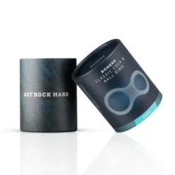 Boners - Siliconen Cockring En Ballstretcher - Zwart -Cock & Ball Toys winkel Boners Siliconen Cockring En Ballstretcher Zwart 4