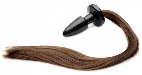 O-products Brunette Pony Tail Anaal Plug - Bruin 2 O-products Brunette Pony Tail Anaal Plug - Bruin - Afbeelding 2