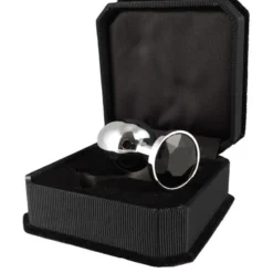 Rimba Bondage Play Buttplug Klein Met Zwart Kristal 3 X 7.3 Cm