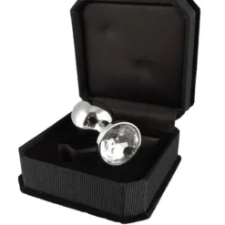 Rimba Bondage Play Buttplug Klein Met Wit Kristal 3 X 7.3 Cm