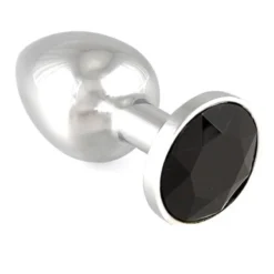 Rimba Bondage Play Buttplug XS Met Zwart Kristal