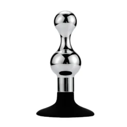 Kiotos Buttplug Aluminium In Zandloper-vorm Met Zuignap -Cock & Ball Toys winkel Buttplug aluminium in zandloper vorm met zuignap 3