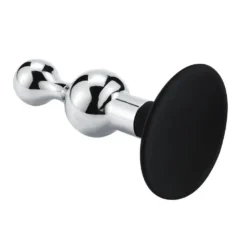 Kiotos Buttplug Aluminium In Zandloper-vorm Met Zuignap -Cock & Ball Toys winkel Buttplug aluminium in zandloper vorm met zuignap 4