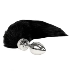 Rimba Bondage Play Buttplug Klein Met Zwarte Staart