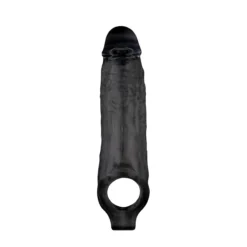 Chisa Novelties - Mighty Loop - Penis Sleeve Met Scrotum Lus - Zwart