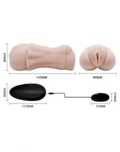 Crazy Bull Vibrerende Mini Vagina Masturbator -Cock & Ball Toys winkel Crazy Bull Vibrerende Mini Vagina Masturbator 8