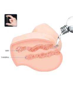 Crazy Bull Vibrerende Vagina & Ass Masturbator SAMANTHA - Lichte Huidskleur 17 Crazy Bull Vibrerende Vagina & Ass Masturbator SAMANTHA - Lichte Huidskleur -Cock & Ball Toys winkel Crazy Bull Vibrerende Vagina Ass Masturbator SAMANTHA lichte huidskleur 5