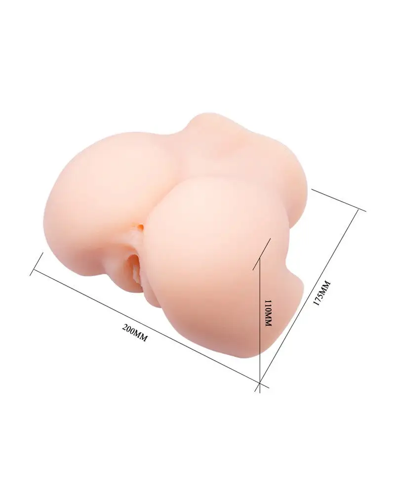 Crazy Bull Vibrerende Vagina & Ass Masturbator VERONICA - Lichte Huidskleur 5 Crazy Bull Vibrerende Vagina & Ass Masturbator VERONICA - Lichte Huidskleur - Afbeelding 5